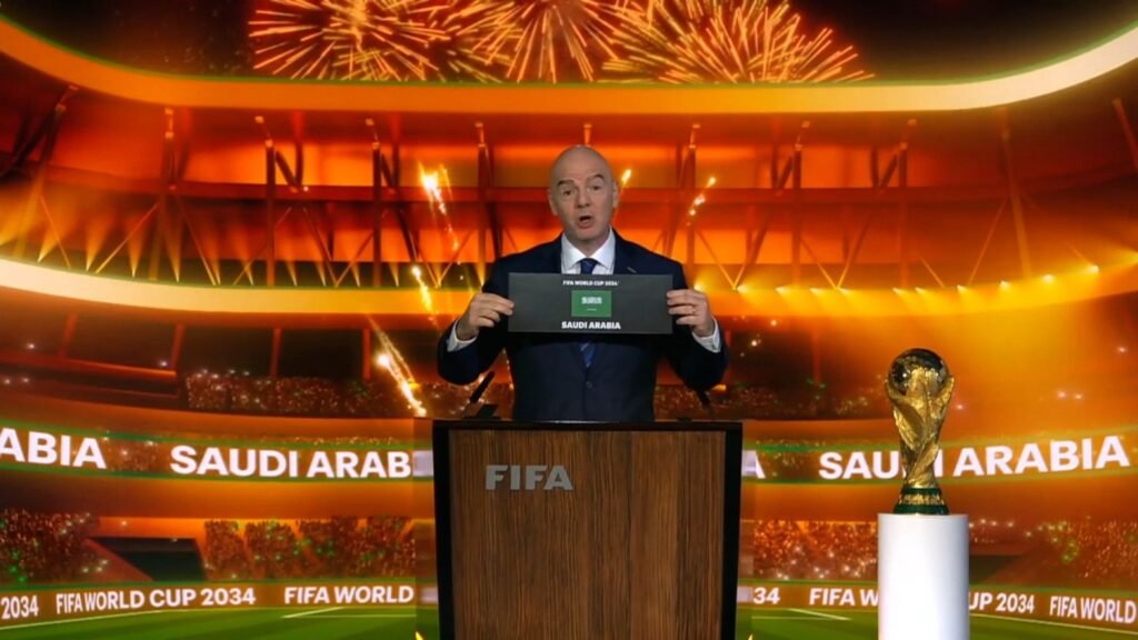 FIFA names Saudi Arabia as 2034 World Cup host; Spain, Portugal and Morocco to co-host 2030 edition