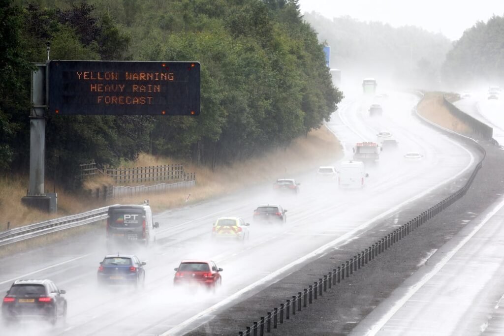 UK faces strong wind warnings as Christmas travel rush begins