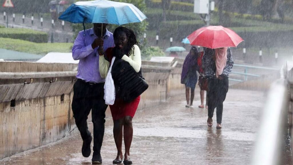 Nairobi braces for light showers as rains sweep across parts of Kenya