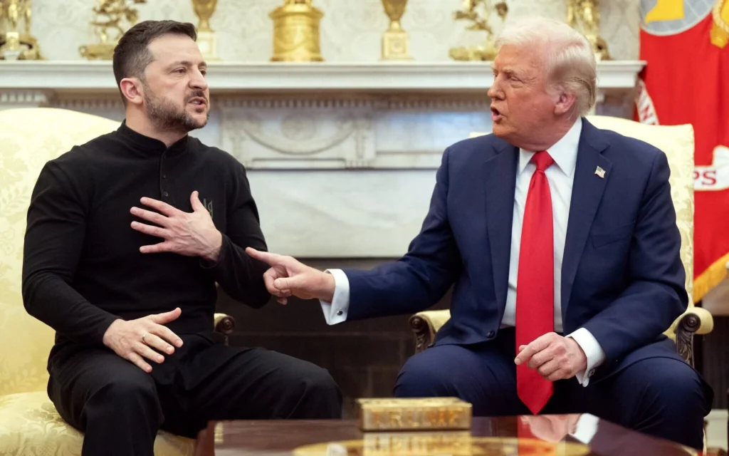 Trump clashes with Zelensky over Ukraine war and US support